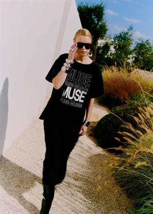 Muse Logo oversize tee Sort Copenhagen Muse 